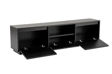 Gulliver Tv-bänk 160x30 cm - Svart - Products - Möbler - TV- & Mediamöbler - TV bänk & mediabänk