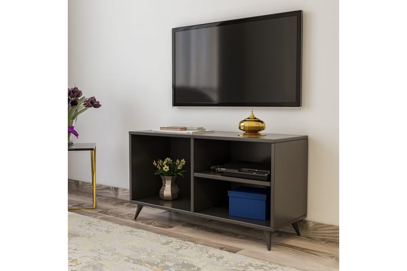 Hensiek TV-Bänk 100 cm - Antracit - Products - Möbler - TV- & Mediamöbler - TV bänk & mediabänk