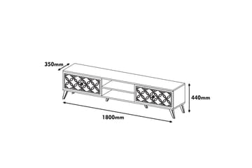 Hovdane TV-Bänk 180 cm - Brun/Grå - Products - Möbler - TV- & Mediamöbler - TV bänk & mediabänk