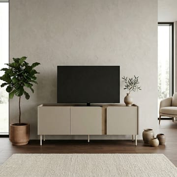 Lomar TV-bänk 140x53,9x35,5 cm - Santstone och naturlig ek - Products - Möbler - TV- & Mediamöbler - TV bänk & mediabänk