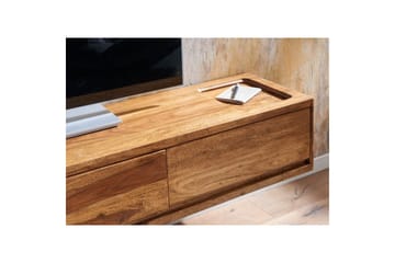 Lowboard Wohnling Massivt trä hängande med 3 lådor lantlig stil - Products - Möbler - TV- & Mediamöbler - TV-hylla