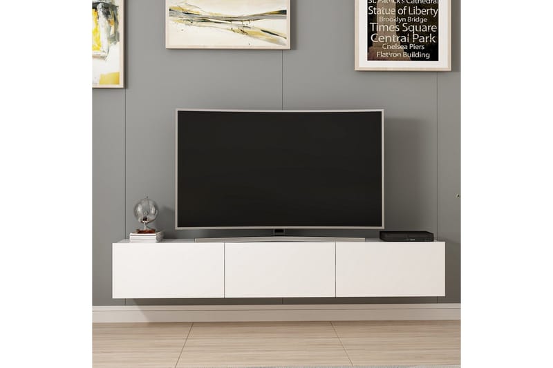 Nako Tv-bänk 180 cm, Vit