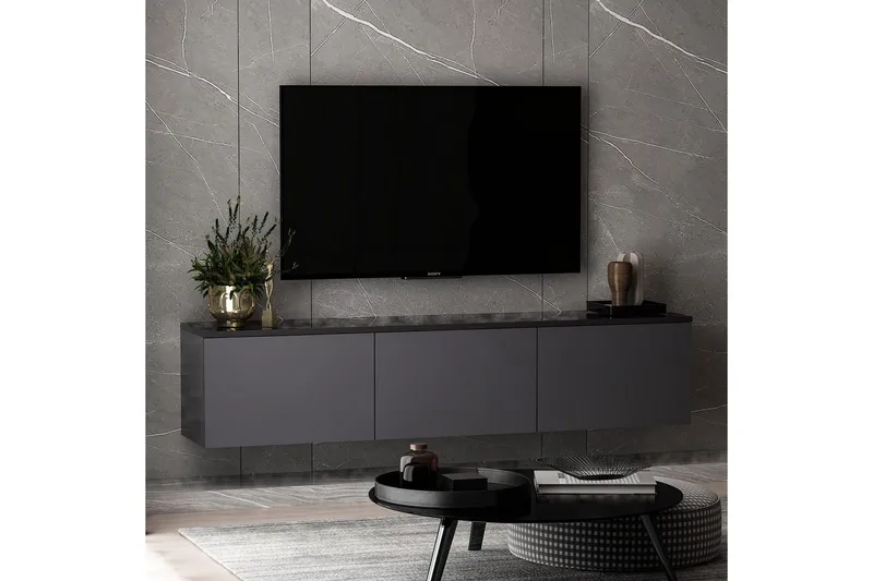Neon Tv-bänk 160 cm - Antracit - Products - Möbler - TV- & Mediamöbler - TV bänk & mediabänk