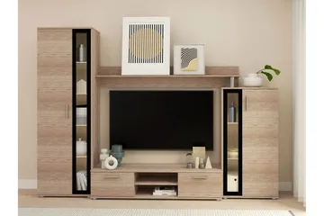Olerum Tv-möbelset 256x40 cm - Natur - Products - Möbler - TV- & Mediamöbler - TV-möbelset