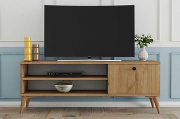 Reyne Tv-bänk 120 cm - Natur - Products - Möbler - TV- & Mediamöbler - TV bänk & mediabänk