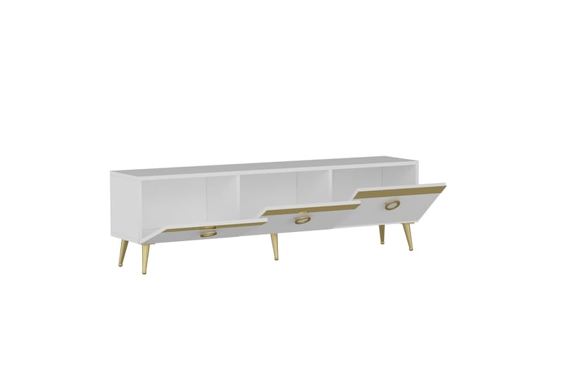 Safar Tv-bänk 150 cm - Vit - Products - Möbler - TV- & Mediamöbler - TV bänk & mediabänk