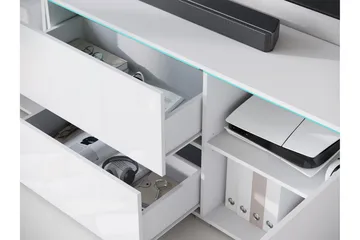 Sherie Tv-bänk 180 cm - Svart - Products - Möbler - TV- & Mediamöbler - TV bänk & mediabänk