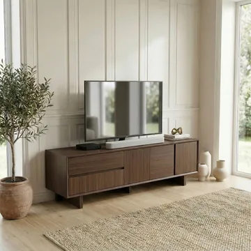 Tavon TV-bänk 180x55x45 cm - Milano-valnöt - Products - Möbler - TV- & Mediamöbler - TV bänk & mediabänk