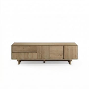 Tavon TV-bänk 180x55x45 cm - Naturlig ek - Products - Möbler - TV- & Mediamöbler - TV bänk & mediabänk