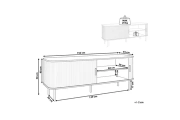 TV-bänk Bradley - Products - Möbler - TV- & Mediamöbler - TV bänk & mediabänk