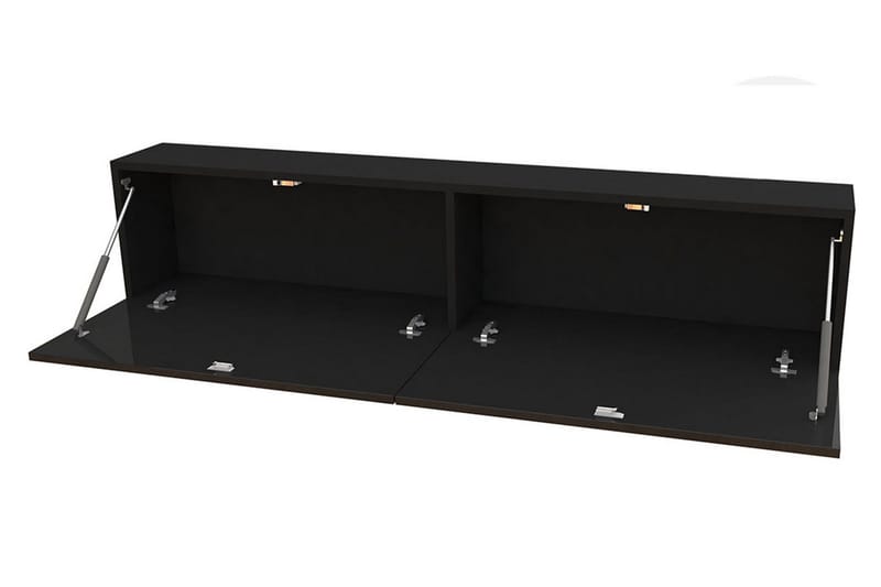 Vasil TV-möbelset 280x40x180 cm - Svart/Vit - Products - Möbler - TV- & Mediamöbler - TV-möbelset