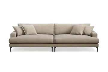 Menard Premium 5-sits Djup Soffa i Tyg, Brun