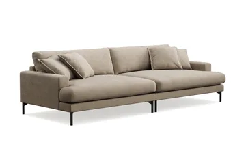Menard Premium 5-sits Djup Soffa i Tyg - Brun - Products - Möbler - Soffa