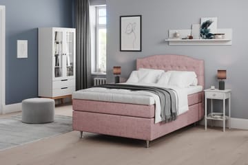 Belda Kontinentalsäng 140x200Medium - Rosa - Products - Möbler - Säng - Kontinentalsäng