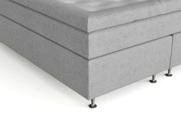 Belda Kontinentalsäng 160x200Fast/Medium - Ljusgrå - Products - Möbler - Säng - Kontinentalsäng