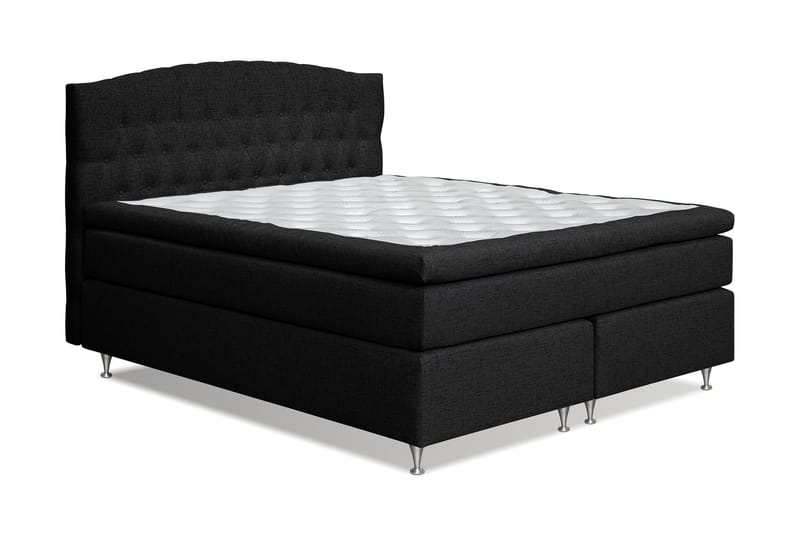 Belda Kontinentalsäng 180x200Fast/Medium - Svart - Products - Möbler - Säng - Kontinentalsäng
