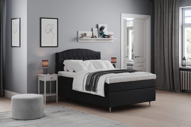 Belda Sängpaket 120x200 Medium - Svart - Products - Möbler - Säng - Enkelsäng