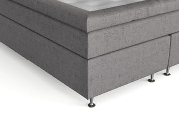 Belda Sängpaket 140x200 Medium - Grå - Products - Möbler - Säng - Kontinentalsäng