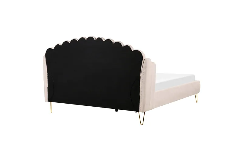 Benicio Sängram 180x200 cm - Beige/Guld - Products - Möbler - Säng - Sängram & sängstomme