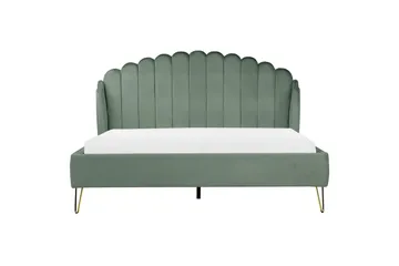 Benicio Sängram 180x200 cm - Grön/Guld - Products - Möbler - Säng - Sängram & sängstomme