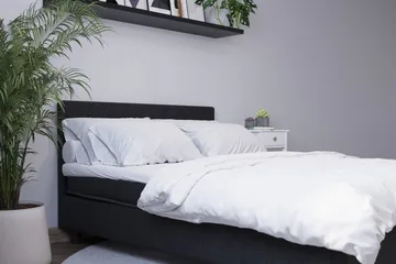 Billingen Komplett Sängpaket 120x200 cm - Svart - Products - Möbler - Säng - Kontinentalsäng