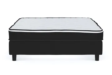 Billingen Kontinentalsäng 140x200 cm, Svart