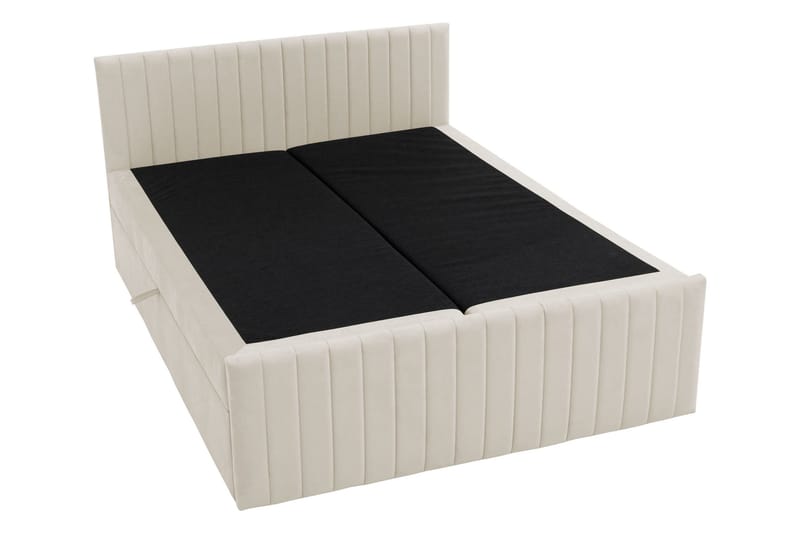 Calrosor Sängpaket Kontinentalsäng med Förvaring 140x200 cm - Beige - Products - Möbler - Säng - Komplett sängpaket