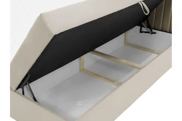 Calrosor Sängpaket Kontinentalsäng med Förvaring 140x200 cm - Grå - Products - Möbler - Säng - Komplett sängpaket