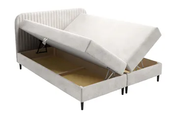 Celestine Förvaringssäng 160x200 cm - Vit - Products - Möbler - Säng - Komplett sängpaket