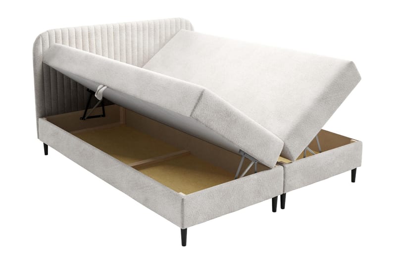 Celestine Förvaringssäng 200x200 cm - Svart - Products - Möbler - Säng - Komplett sängpaket