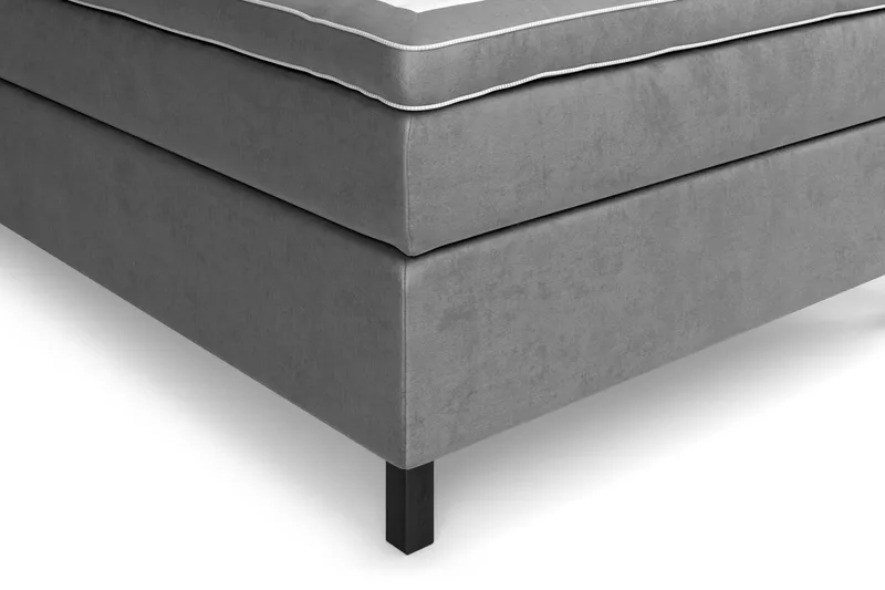 Celine Kontinentalsäng 120x200cm - Grå/Sammet - Products - Möbler - Säng - Enkelsäng