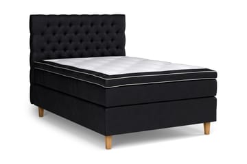 Celine Kontinentalsäng 120x200cm - Svart/Sammet - Products - Möbler - Säng - Kontinentalsäng