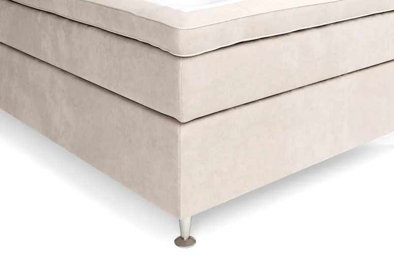 Celine Kontinentalsäng 140x200cm - Beige/Sammet - Products - Möbler - Säng - Kontinentalsäng