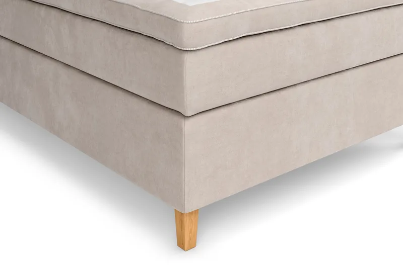 Celine Kontinentalsäng 140x200cm - Beige/Sammet - Products - Möbler - Säng - Kontinentalsäng