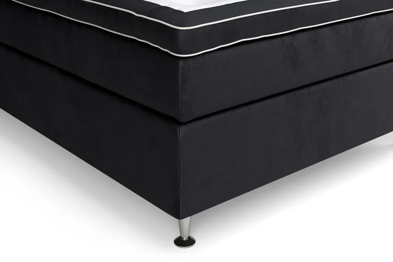 Celine Kontinentalsäng 140x200cm - Svart/Sammet - Products - Möbler - Säng - Kontinentalsäng