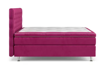 Celine Sängpaket 120x200 cm - Rosa/Sammet - Products - Möbler - Säng - Kontinentalsäng
