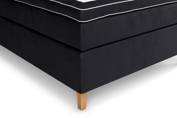 Celine Sängpaket 140x200cm - Svart/Sammet - Products - Möbler - Säng - Kontinentalsäng
