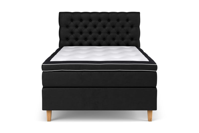 Celine Sängpaket 140x200cm - Svart/Sammet - Products - Möbler - Säng - Kontinentalsäng