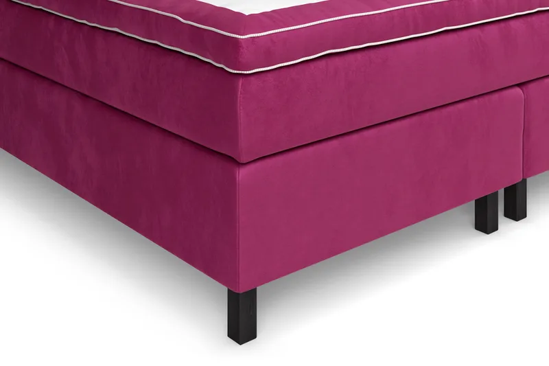 Celine Sängpaket 210x210cm - Rosa / Sammet - Products - Möbler - Säng - Kontinentalsäng