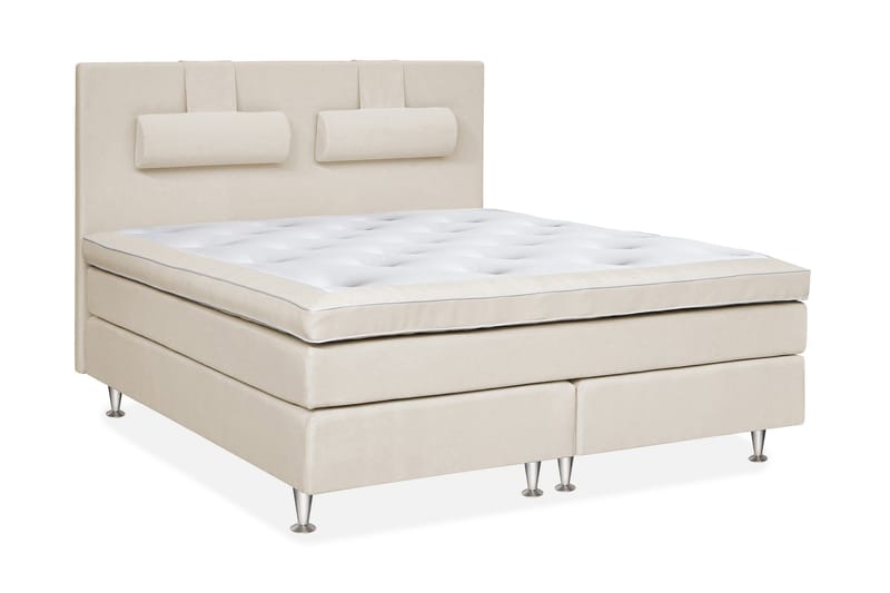 Charleston Kontinentalsäng 180x200 Fast Valbar Malaga, Malaga Beige