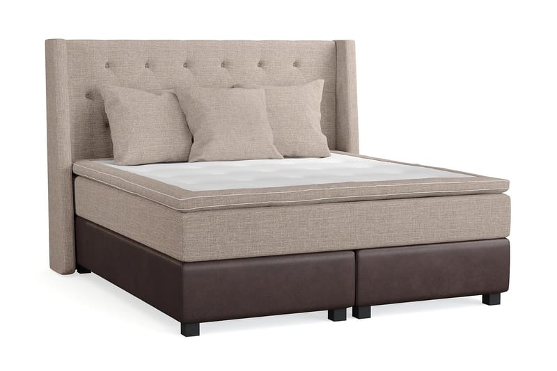 Cuba Kontinentalsäng 160x200 - (+Fler val) Beige/Brun - Products - Möbler - Säng - Kontinentalsäng