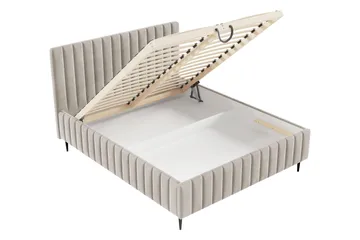 Desio Förvaringssäng 140x200 cm - Svart - Products - Möbler - Säng - Säng med förvaring