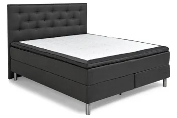 Diplomat Komplett Sängpaket 180x200 - Mörkgrå - Products - Möbler - Säng - Kontinentalsäng