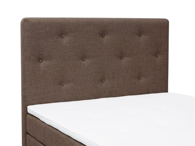 Dream Komplett Sängpaket 120x200 cm Assymetriska knappar - Brun - Products - Möbler - Säng - Kontinentalsäng
