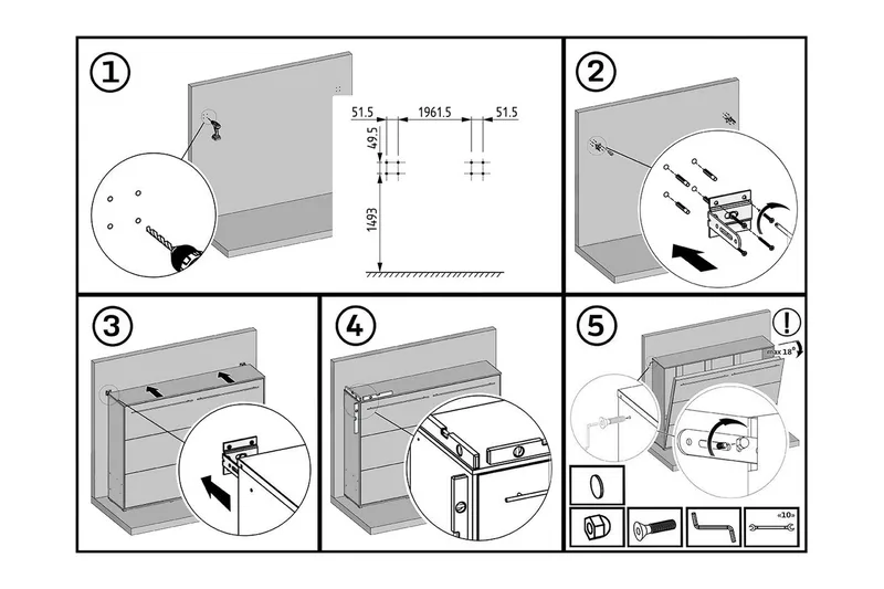 Concept Pro Sängskåp 120x200cm Wilson & Wood Vit - Products - Möbler - Säng - Gästsäng & extrasäng - Sängskåp