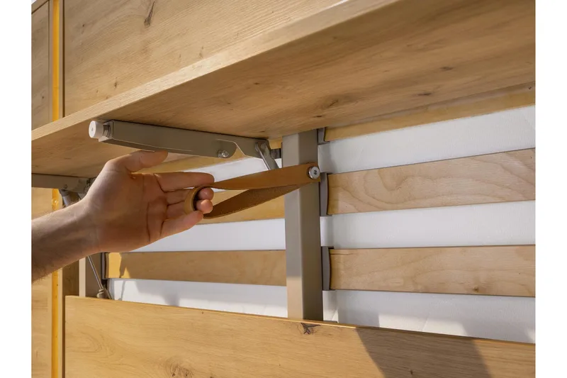 Rauk Sängskåp 131x228 cm - Vit - Products - Möbler - Säng - Gästsäng & extrasäng - Sängskåp