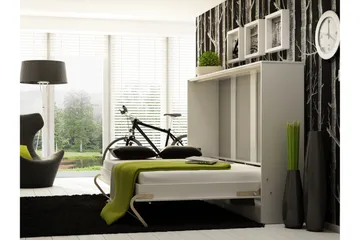 Rauk Sängskåp 215x46 cm - Grå - Products - Möbler - Säng - Gästsäng & extrasäng - Sängskåp