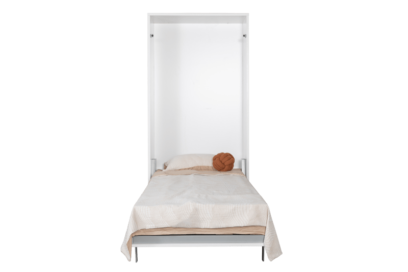 Sängskåp vit - 140×200 cm - Compact living - Vit matt - Products - Möbler - Säng - Gästsäng & extrasäng - Utdragssäng