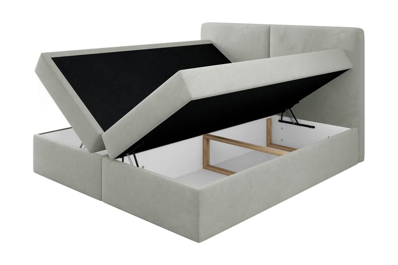 Garris Sängpaket Kontinentalsäng 160x200 cm - Ljusgrå - Products - Möbler - Säng - Komplett sängpaket