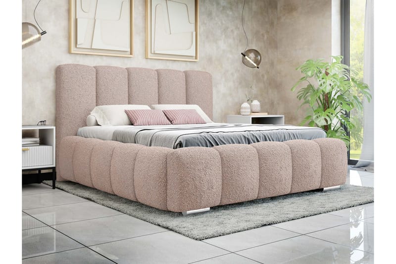 Gioia Förvaringssäng 180x200 cm - Rosa - Products - Möbler - Säng - Säng med förvaring